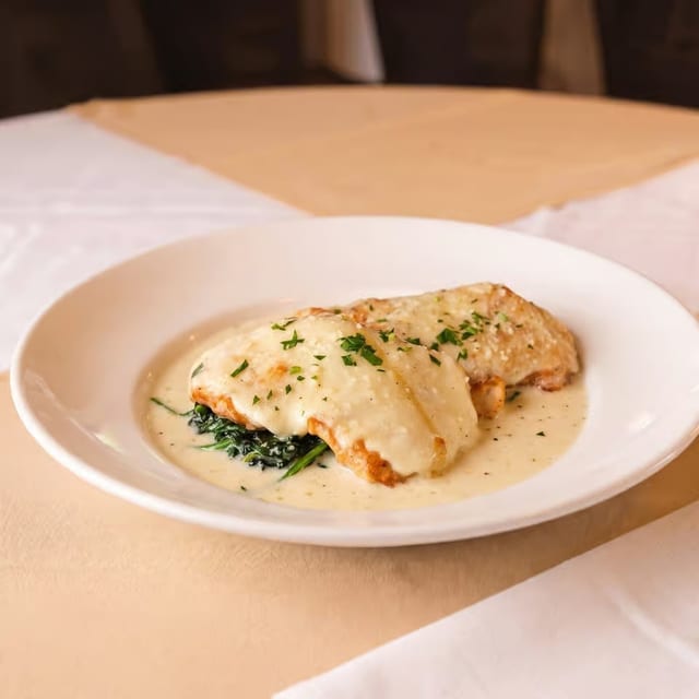 Chicken Florentine.