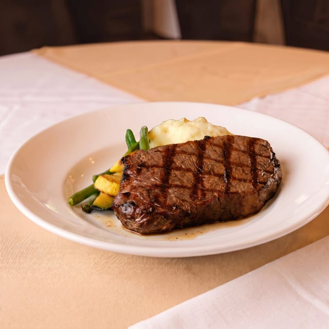 Black Angus New York Strip.
