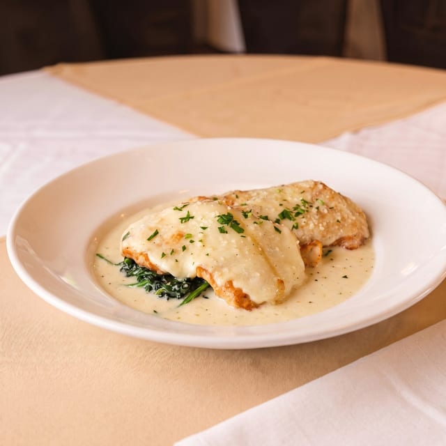 Chicken Florentine.