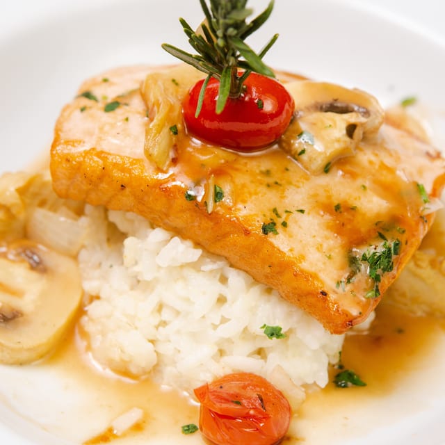 Pan Roasted Salmon.
