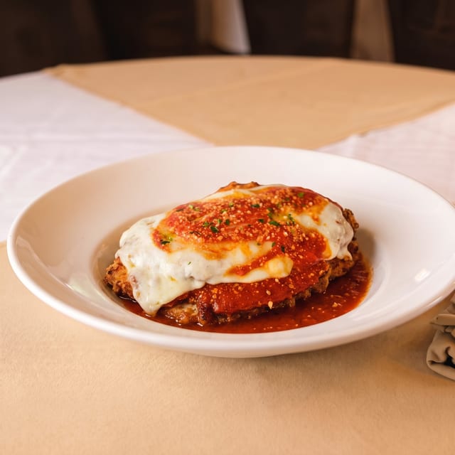 Chicken Parmigiana.