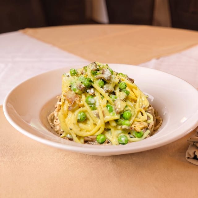 Fettuccine Carbonara.