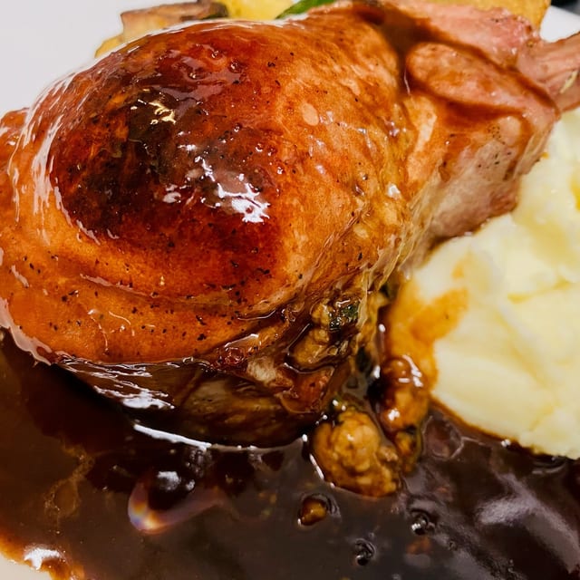 Stuffed Pork Chop.